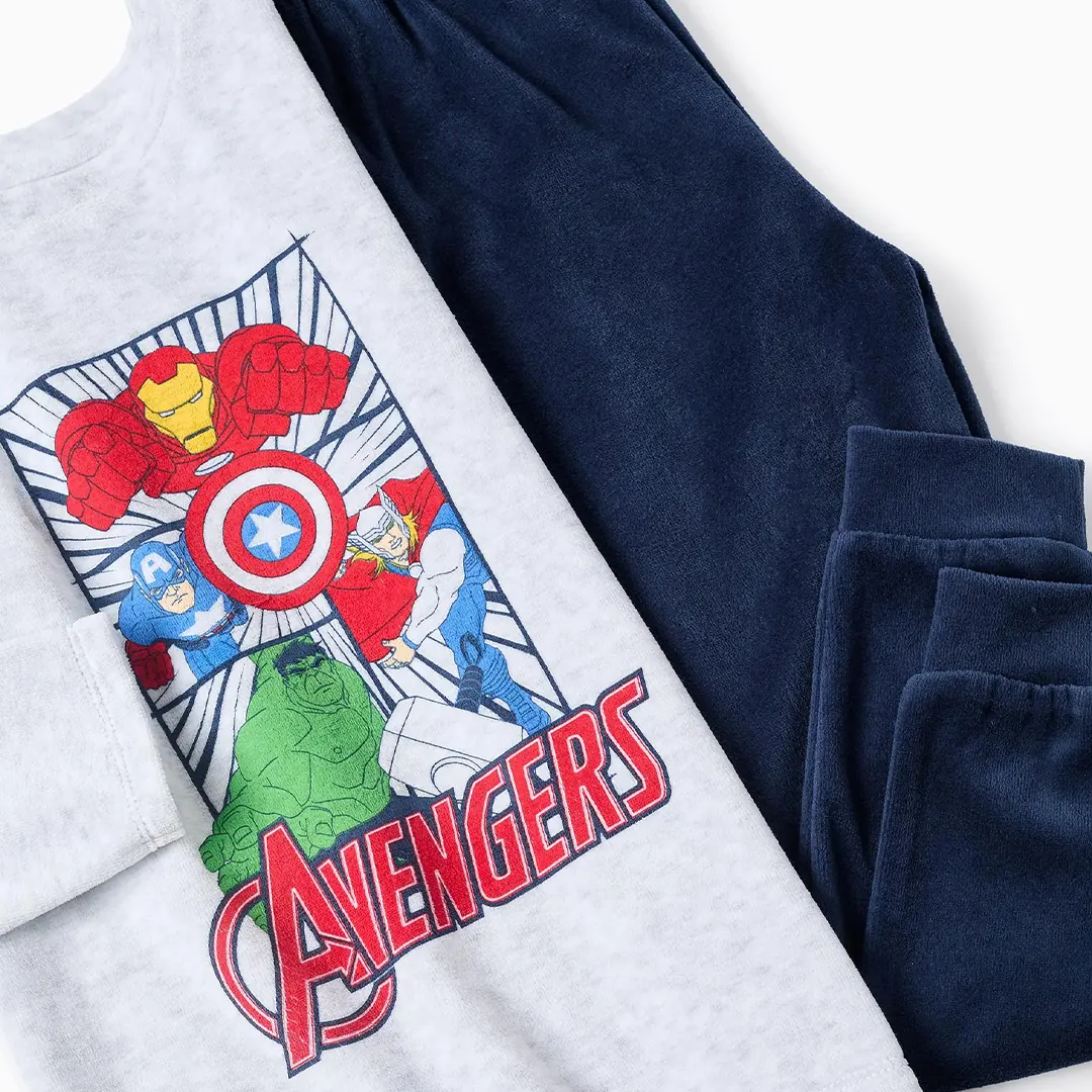 Pijama terciopelo Avengers niño - Imagen 3