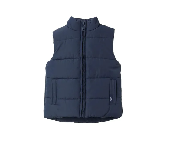 Chaleco acolchado con forro polar