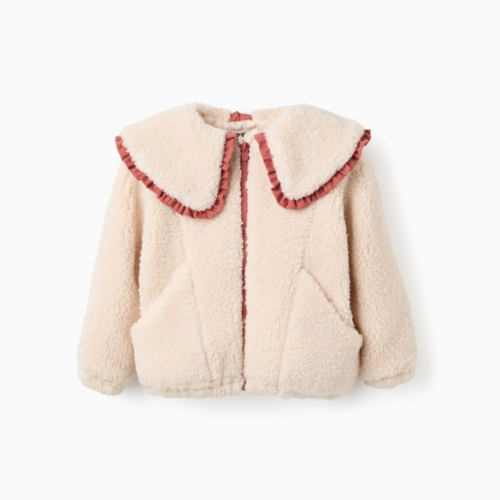 Imagen de Chaqueta sherpa maxi cuello niña
