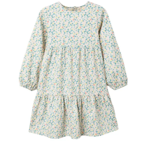 Imagen de Vestido flores volante niña