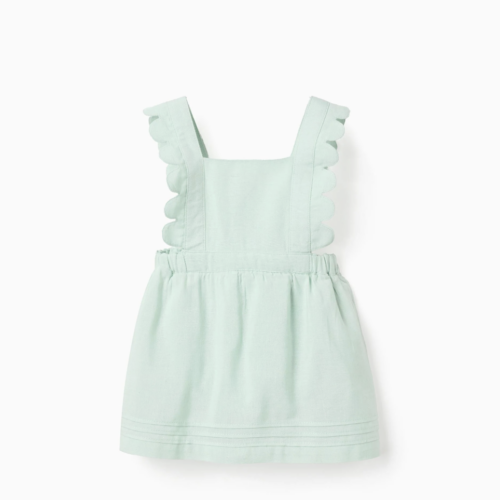 Imagen de Vestido ranita lino bebé niña