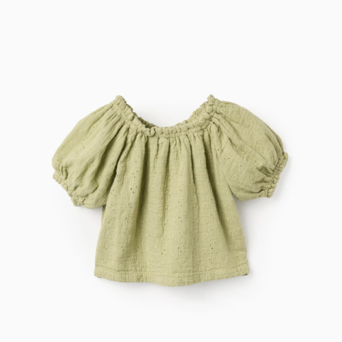 Imagen de Blusa bordado inglés bebé niña