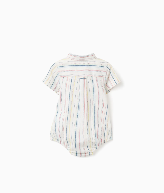 Pelele étnico cuello camisa - Imagen 2