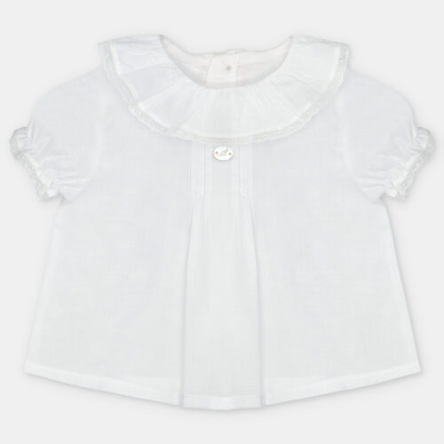 Imagen de Blusa manga corta cuello volante Montreal