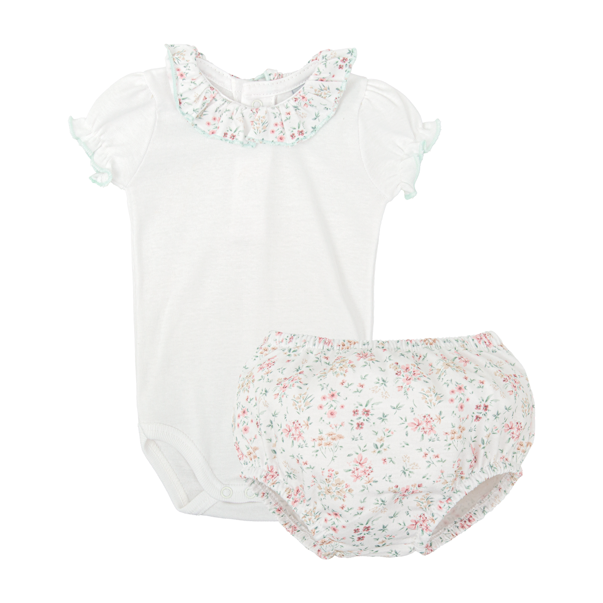 Conjunto flores body + ranita Dulzura