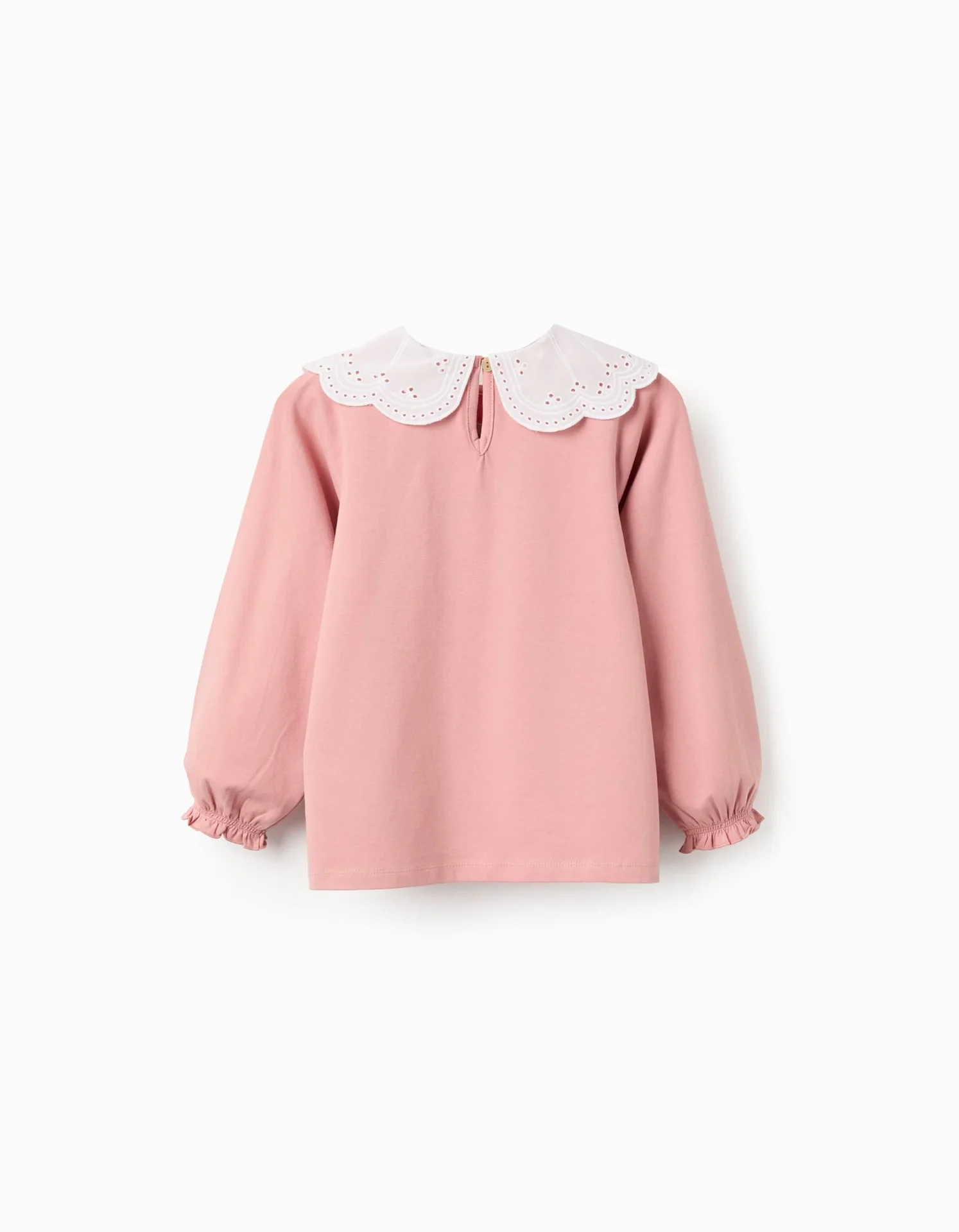 Camiseta cuello bordado inglés - Imagen 5