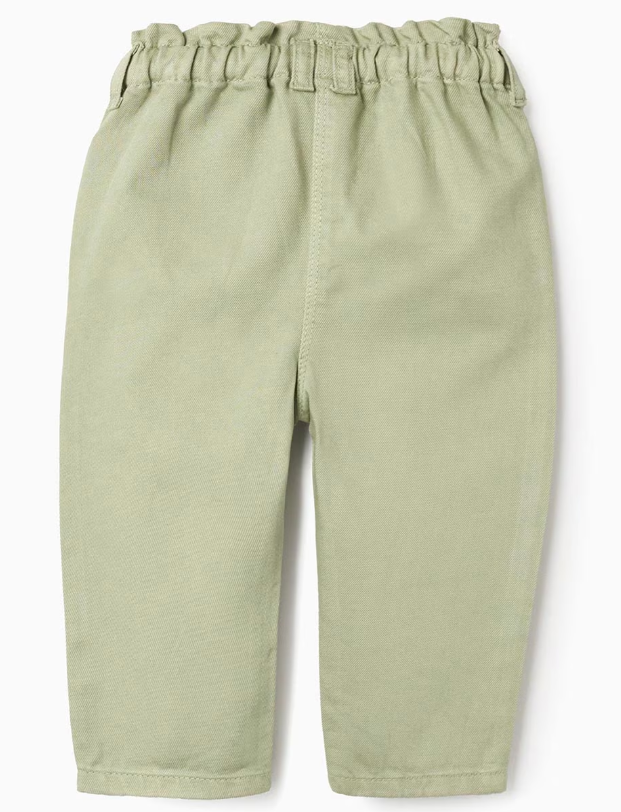 Pantalón bebé niña sarga - Imagen 2
