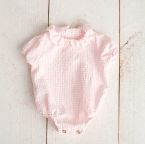 Pelele Eva vichy rosa