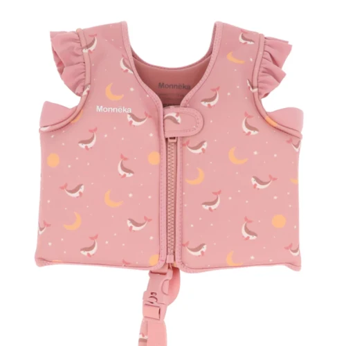 Imagen de Chaleco flotador aprendizaje Whale Pink talla 2-3 años