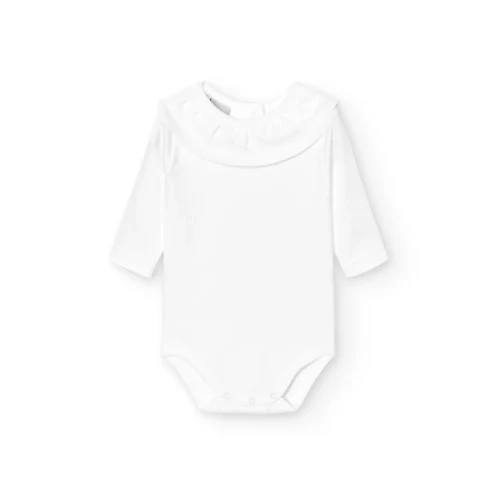 Imagen de Body Cuello Volante blanco 1117